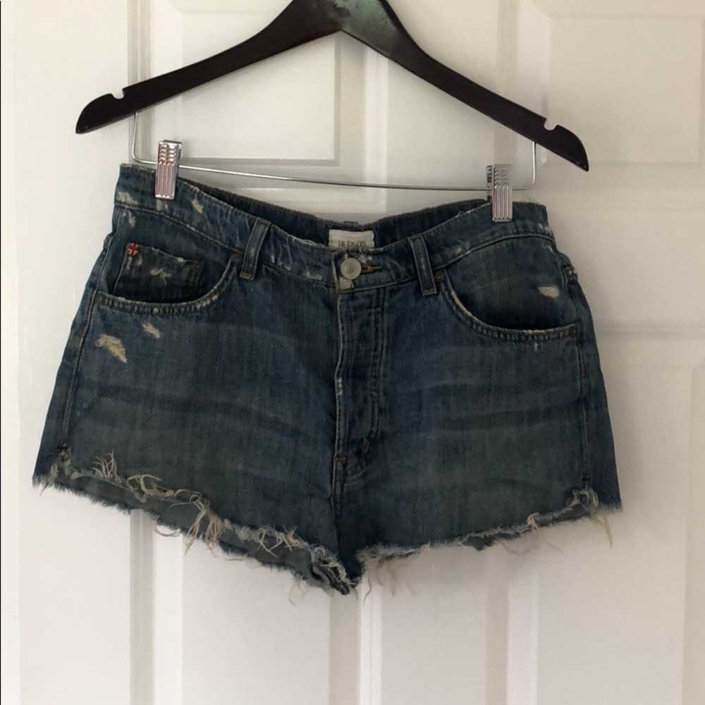 Hudson Tori Slouch Jean cut off shorts